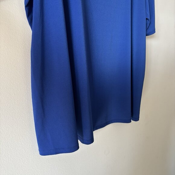 C. Est. 1946 Blouse Blue Short Sleeve Top Women’s PLUS SIZE 22/24W Mature NWT - Picture 10 of 13